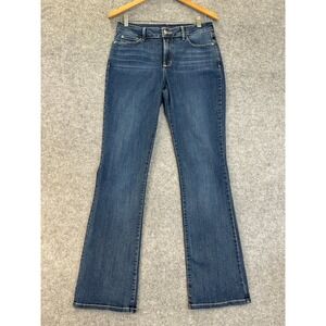 NYDJ Barbara Bootcut Jeans Womens 8 Blue Denim Medium Wash Lift & Tuck Stretch